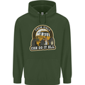 Farm Girls Can Do It All Funny Farmer Childrens Kids Hoodie Forest Green