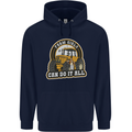 Farm Girls Can Do It All Funny Farmer Childrens Kids Hoodie Navy Blue
