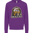 Farm Girls Can Do It All Funny Farmer Kids Sweatshirt Jumper Purple