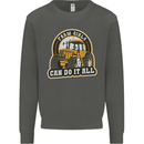 Farm Girls Can Do It All Funny Farmer Kids Sweatshirt Jumper Storm Grey