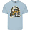 Farm Girls Can Do It All Funny Farmer Kids T-Shirt Childrens Light Blue