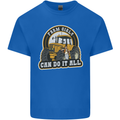 Farm Girls Can Do It All Funny Farmer Kids T-Shirt Childrens Royal Blue
