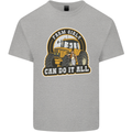 Farm Girls Can Do It All Funny Farmer Kids T-Shirt Childrens Sports Grey