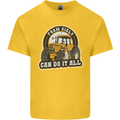 Farm Girls Can Do It All Funny Farmer Kids T-Shirt Childrens Yellow