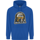 Farm Girls Can Do It All Funny Farmer Mens 80% Cotton Hoodie Royal Blue