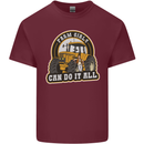 Farm Girls Can Do It All Funny Farmer Mens Cotton T-Shirt Tee Top Maroon