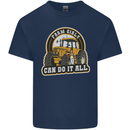 Farm Girls Can Do It All Funny Farmer Mens Cotton T-Shirt Tee Top Navy Blue