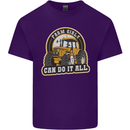 Farm Girls Can Do It All Funny Farmer Mens Cotton T-Shirt Tee Top Purple