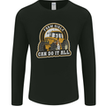 Farm Girls Can Do It All Funny Farmer Mens Long Sleeve T-Shirt Black