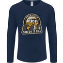 Farm Girls Can Do It All Funny Farmer Mens Long Sleeve T-Shirt Navy Blue