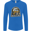 Farm Girls Can Do It All Funny Farmer Mens Long Sleeve T-Shirt Royal Blue