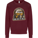 Farm Girls Can Do It All Funny Farmer Mens Sweatshirt Jumper Maroon