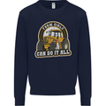 Farm Girls Can Do It All Funny Farmer Mens Sweatshirt Jumper Navy Blue