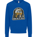 Farm Girls Can Do It All Funny Farmer Mens Sweatshirt Jumper Royal Blue
