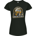 Farm Girls Can Do It All Funny Farmer Womens Petite Cut T-Shirt Black