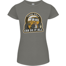 Farm Girls Can Do It All Funny Farmer Womens Petite Cut T-Shirt Charcoal