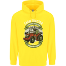 Farm Tractor Farming Farmer Childrens Kids Hoodie Yellow