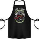 Farm Tractor Farming Farmer Cotton Apron 100% Organic Black