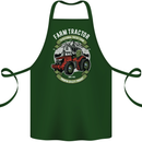 Farm Tractor Farming Farmer Cotton Apron 100% Organic Forest Green