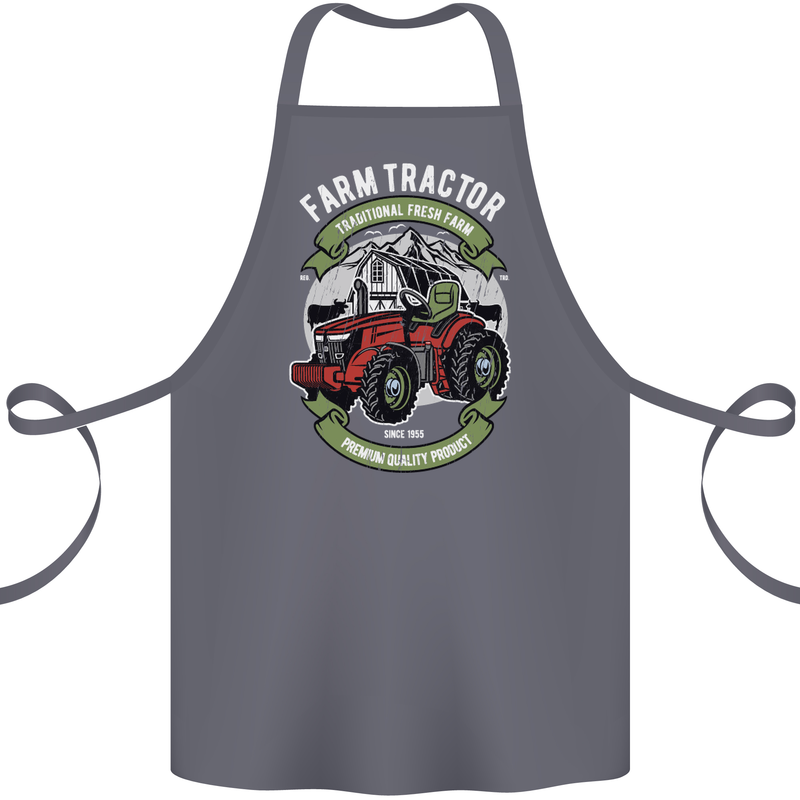 Farm Tractor Farming Farmer Cotton Apron 100% Organic Steel