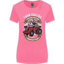 Farm Tractor Farming Farmer Womens Wider Cut T-Shirt Azalea