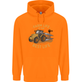 Farming Farm Life is the Best Life Farmer Childrens Kids Hoodie Orange