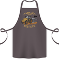 Farming Farm Life is the Best Life Farmer Cotton Apron 100% Organic Dark Grey