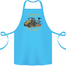 Farming Farm Life is the Best Life Farmer Cotton Apron 100% Organic Turquoise