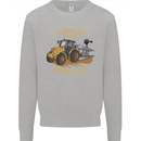 Farming Farm Life is the Best Life Farmer Kids Sweatshirt Jumper Sports Grey