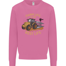 Farming Farm Life is the Best Life Farmer Mens Sweatshirt Jumper Azalea