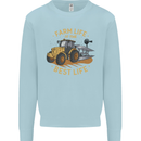 Farming Farm Life is the Best Life Farmer Mens Sweatshirt Jumper Light Blue