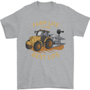 Farming Farm Life is the Best Life Farmer Mens T-Shirt 100% Cotton Sports Grey