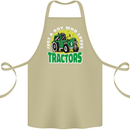 Farming Just a Boy Who Loves Tractors Cotton Apron 100% Organic Khaki
