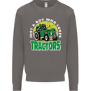 Farming Just a Boy Who Loves Tractors Mens Sweatshirt Jumper Charcoal