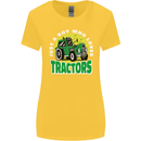 Farming Just a Boy Who Loves Tractors Womens Wider Cut T-Shirt Yellow