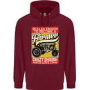 Farming Skilled Enough to Be a Farmer Childrens Kids Hoodie Maroon