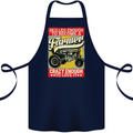 Farming Skilled Enough to Be a Farmer Cotton Apron 100% Organic Navy Blue