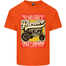 Farming Skilled Enough to Be a Farmer Kids T-Shirt Childrens Orange