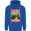 Farming Skilled Enough to Be a Farmer Mens 80% Cotton Hoodie Royal Blue