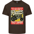 Farming Skilled Enough to Be a Farmer Mens Cotton T-Shirt Tee Top Dark Chocolate