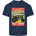 Farming Skilled Enough to Be a Farmer Mens Cotton T-Shirt Tee Top Navy Blue