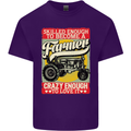Farming Skilled Enough to Be a Farmer Mens Cotton T-Shirt Tee Top Purple