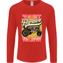 Farming Skilled Enough to Be a Farmer Mens Long Sleeve T-Shirt Red