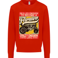 Farming Skilled Enough to Be a Farmer Mens Sweatshirt Jumper Bright Red