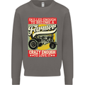 Farming Skilled Enough to Be a Farmer Mens Sweatshirt Jumper Charcoal