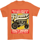 Farming Skilled Enough to Be a Farmer Mens T-Shirt Cotton Gildan Orange