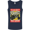 Farming Skilled Enough to Be a Farmer Mens Vest Tank Top Navy Blue