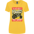 Farming Skilled Enough to Be a Farmer Womens Wider Cut T-Shirt Yellow