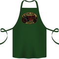 Farming Support Your Local Farmer Cotton Apron 100% Organic Forest Green