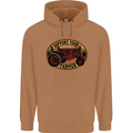 Farming Support Your Local Farmer Mens 80% Cotton Hoodie Caramel Latte